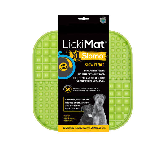 Lickimat SloMo XL Green for Pets from Amaloki