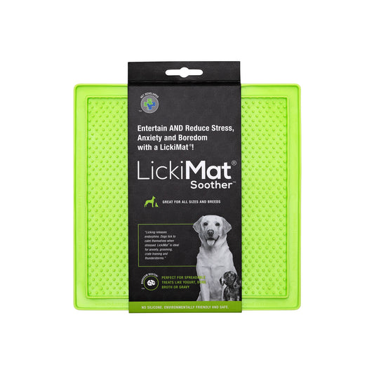 Lickmat Soother Green for Dogs from Amaloki