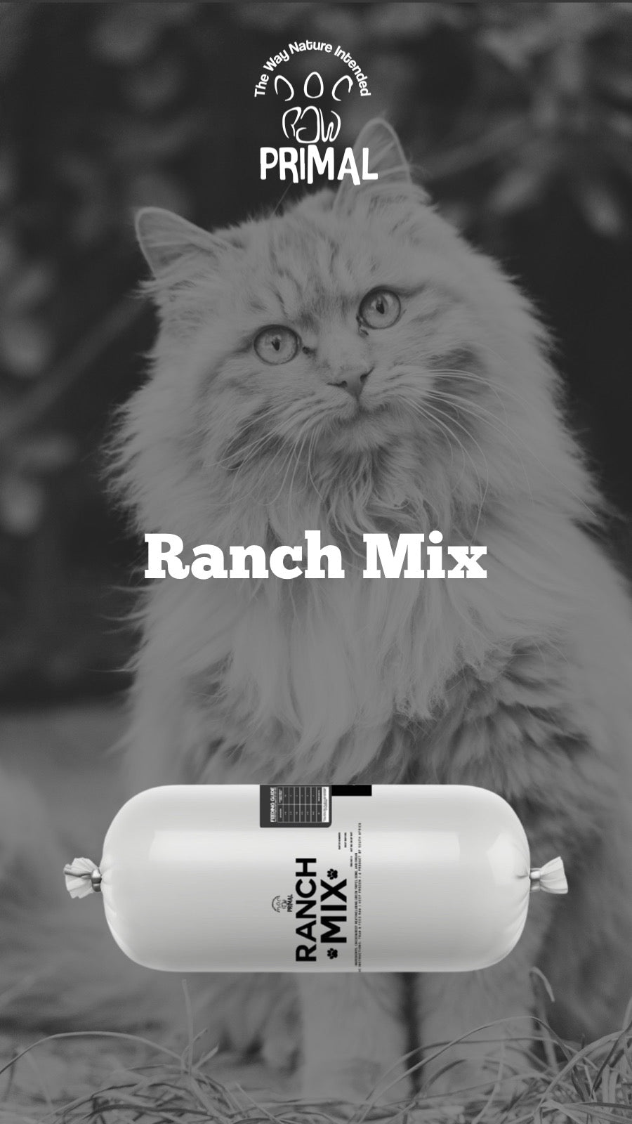 Ranch Mix Raw 1kg Rolls for Pets from Amaloki