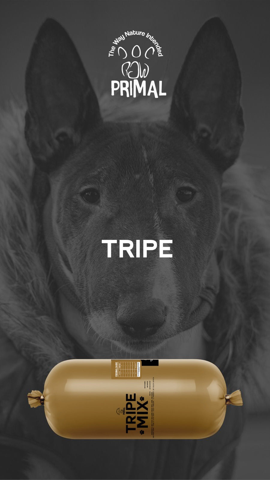 Healthy food for dog & cat. Tripe Mix Raw 1kg Roll for pets from Amaloki